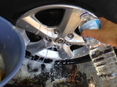 Post 4: Putting sustainability into action! Bucket car washing